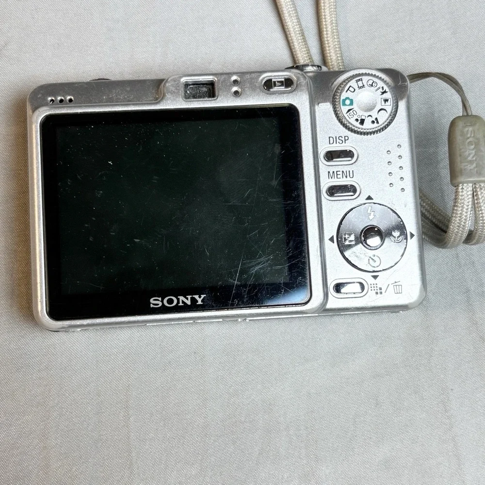 Sony Cyber shot Dsc -w55 Digital Camera Silver